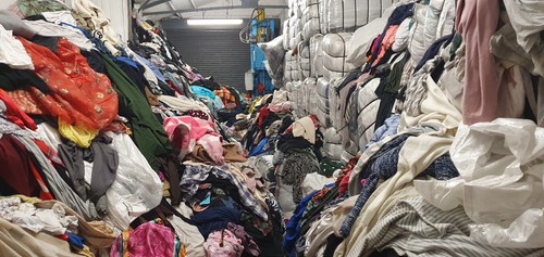 10kg secondhand fabrics rags - 10kg,