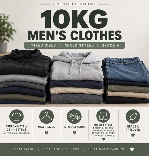 10kg men clothes grade a - 10kg,