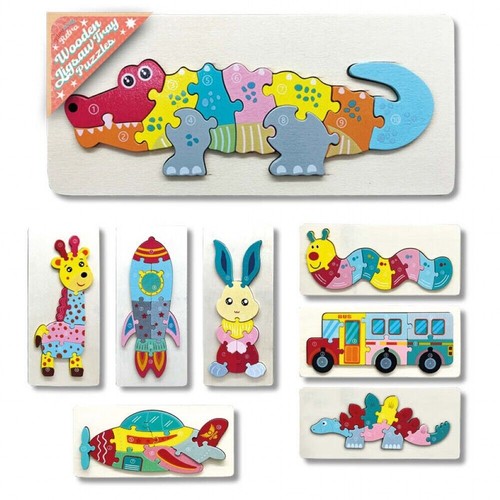144 wooden jigsaw tray - wooden,